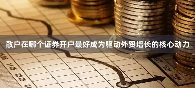 散户在哪个证券开户最好成为驱动外贸增长的核心动力